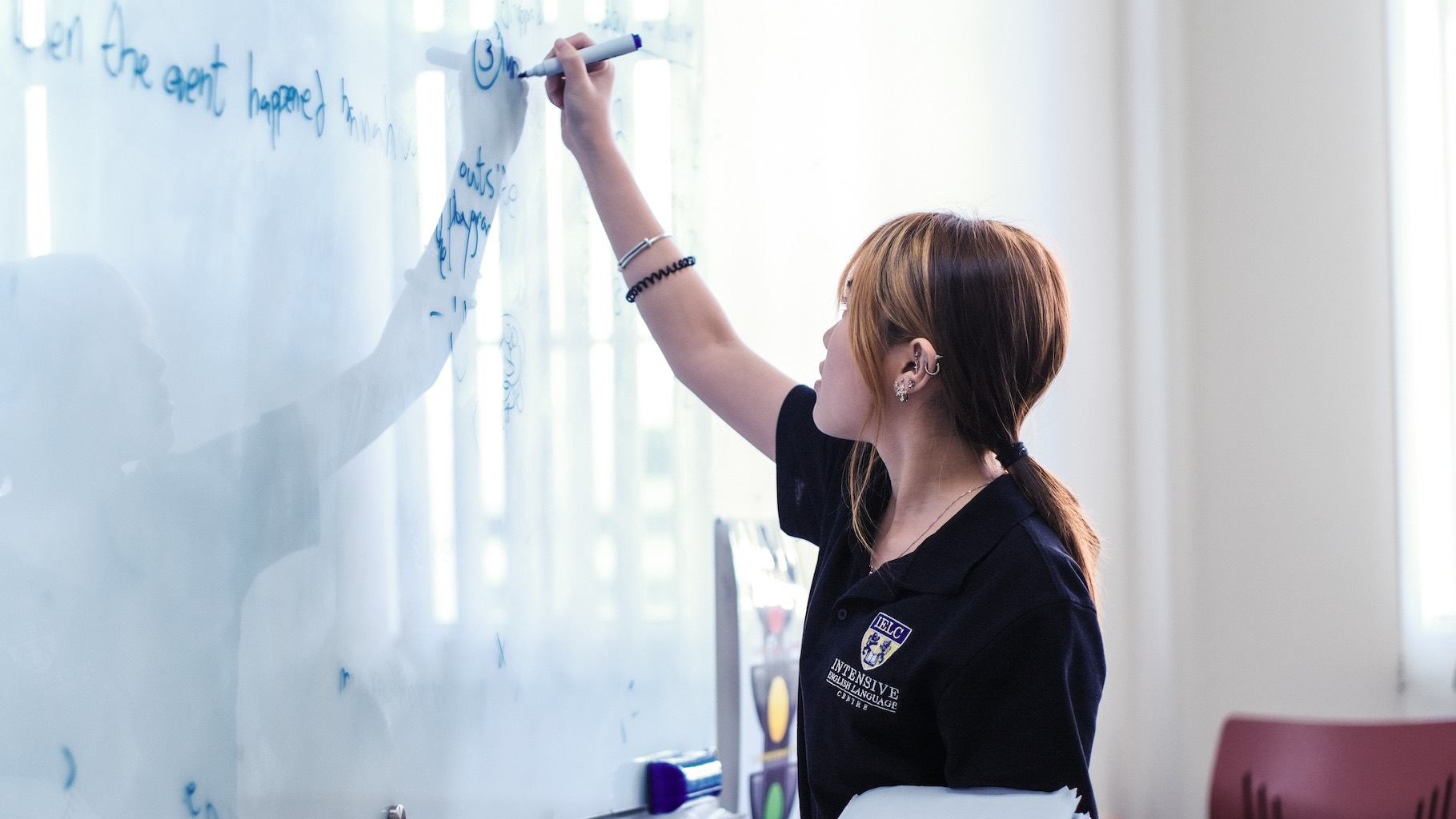 Students taking part in campus activities